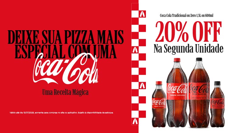 Refrigerante Coca Cola Tradicional ou Zero 1,5L ou 600ml até 13/07